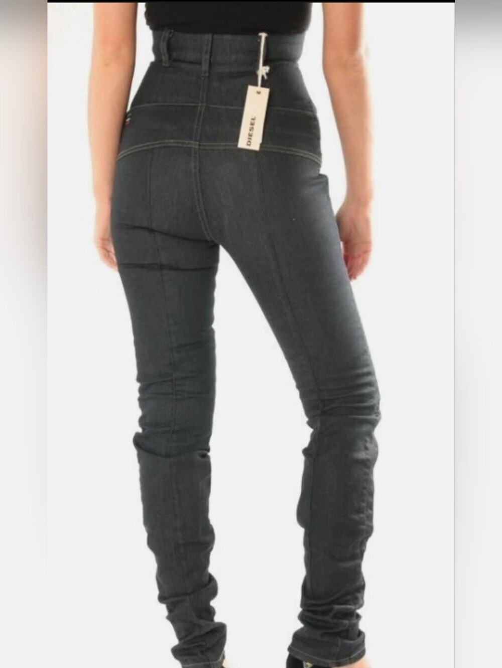 Vtg, Diesel Bnwot High Rise Dark Denim Jeans .